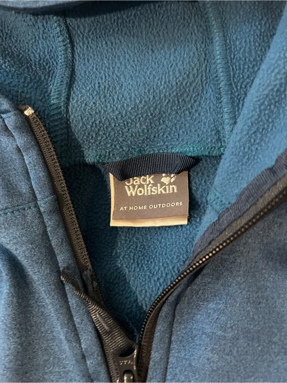 Jack Wolfskin Kids Fleece Hoodie Jacket Blue Pink Youth Small 140/146 9-10
